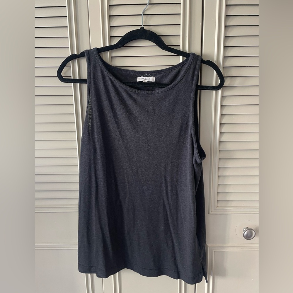 Everlane Black Boat Neck Top